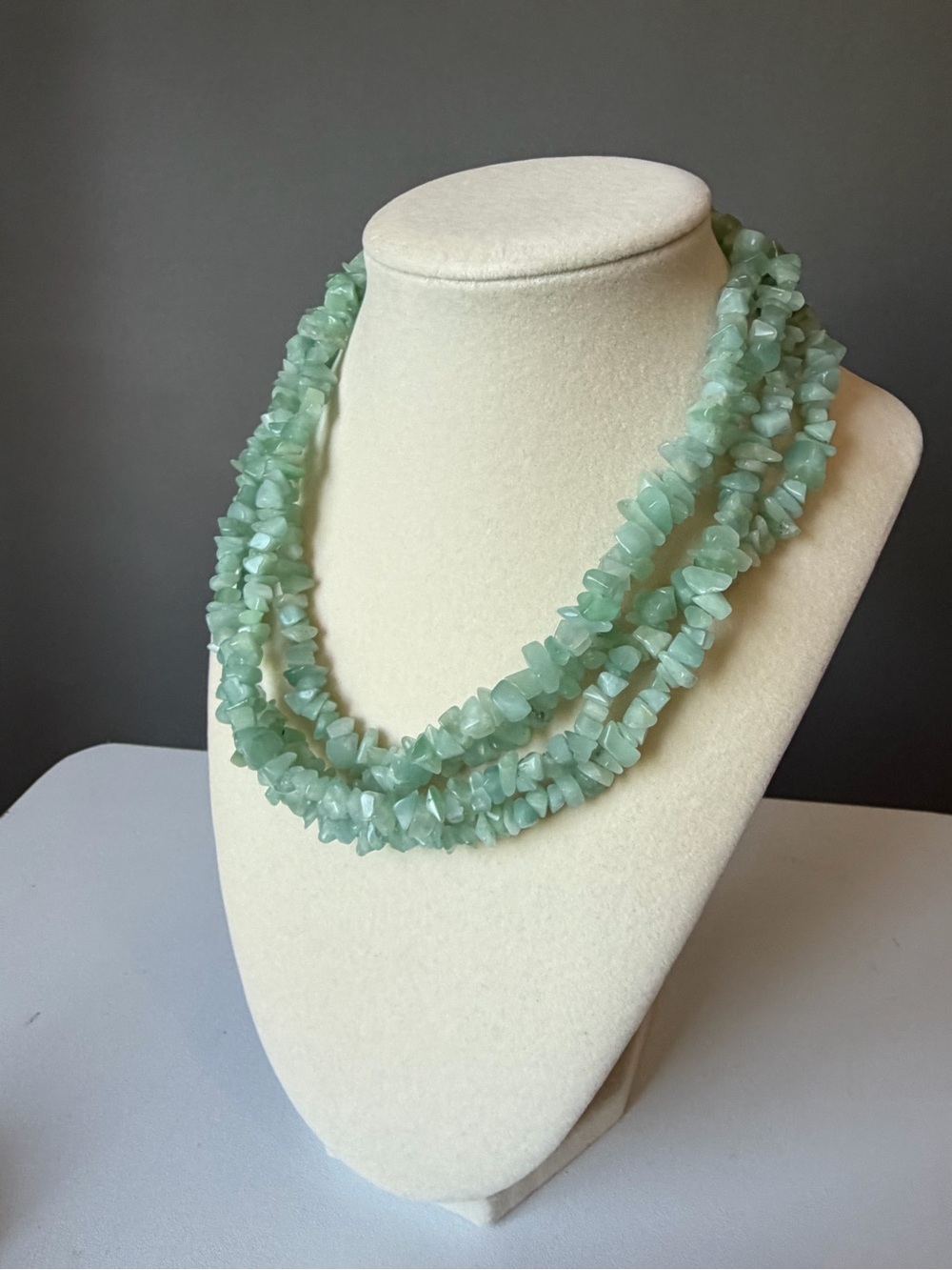 Green Aventurine Chip Necklace - Women Jewelry